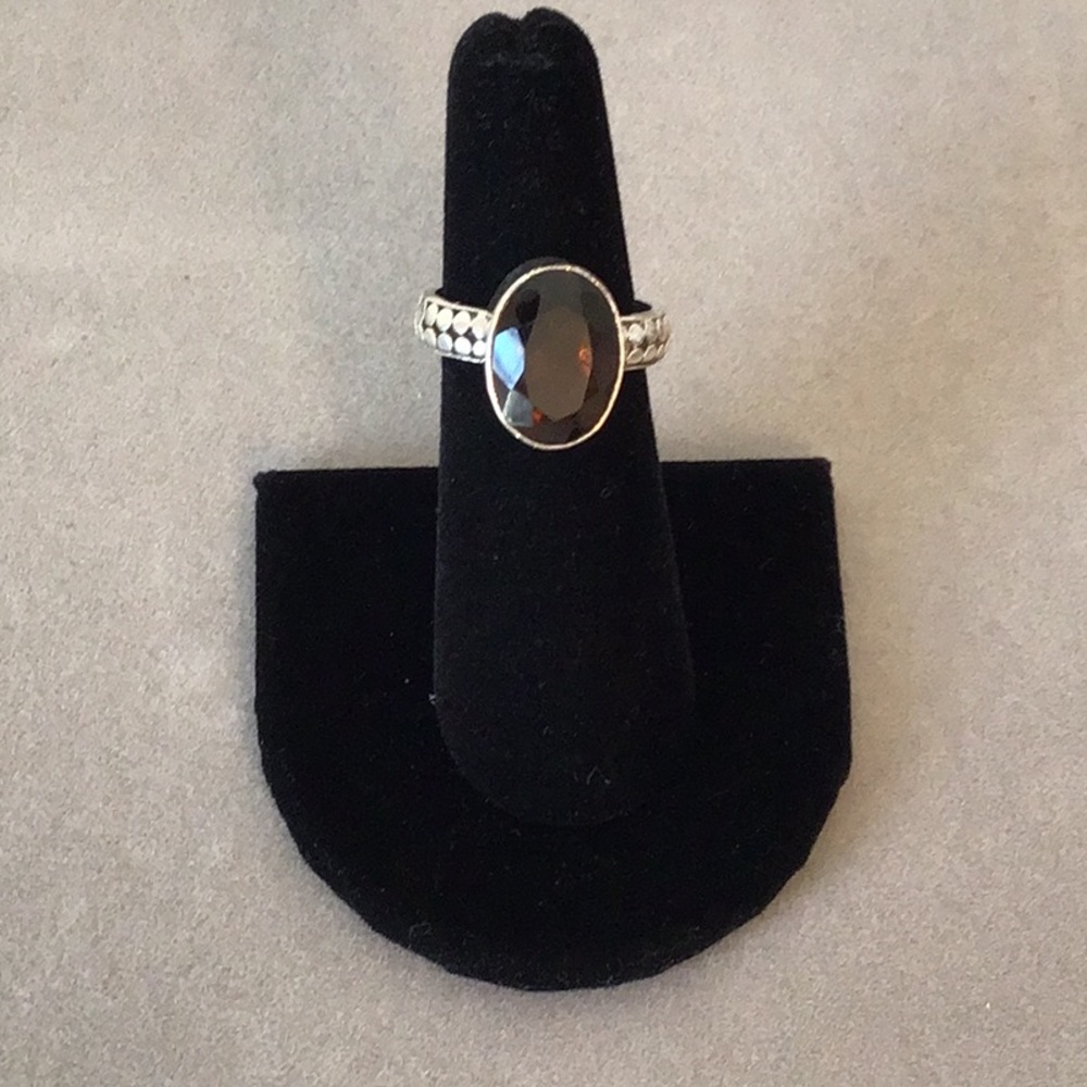 Karibou Smoky Quartz Sterling Silver Ring